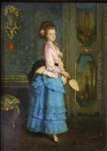 Edeldame In Interieur by Lucius Rossi