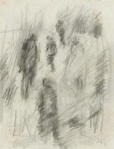 Figures On A Street