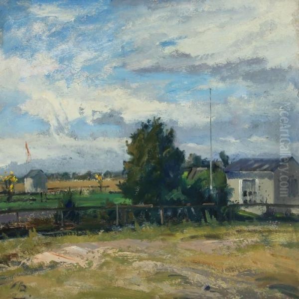 Danish Summer Landscape With Summerhouse - view 1