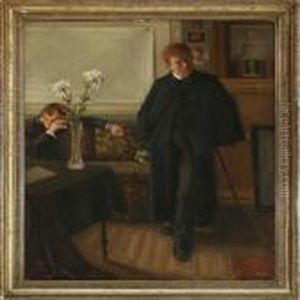 Two Gentlemen In An Studio