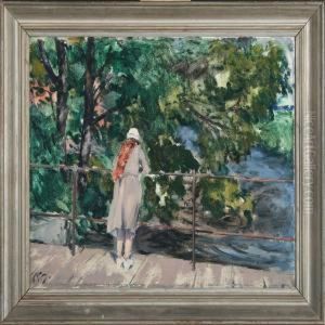 Woman On A Bridge