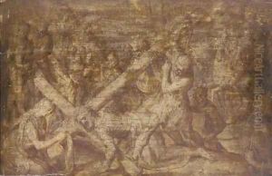 Christ on the way to Calvary by Abraham Jansz. van Diepenbeeck