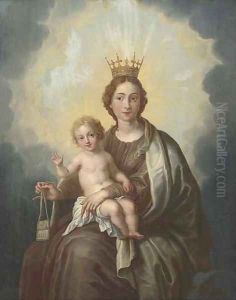 The Virgin and Child by Abraham Jansz. van Diepenbeeck