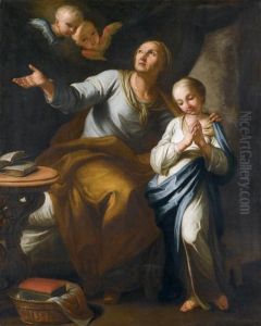 Sant'anna E La Vergine by Pietro Antonio Rotari