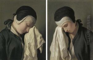 Two Young Women Crying Two Young Women Crying