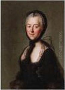 Portrait Of Catherine The Great In Mourning