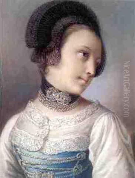 Portrait Of A Girl In A Lace Cap - view 1