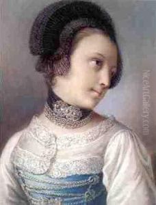 Portrait Of A Girl In A Lace Cap