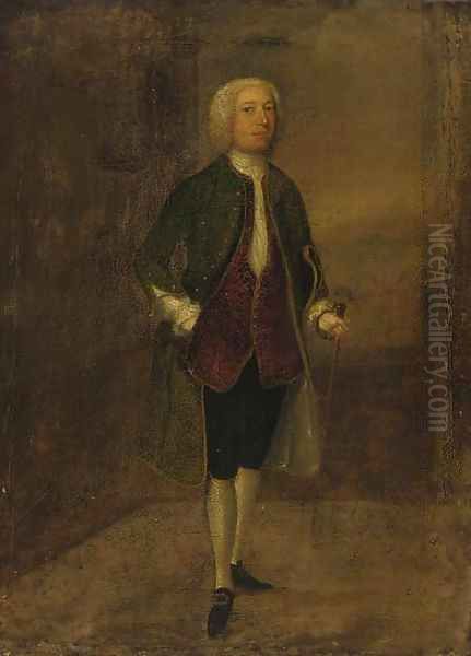 Portrait of a gentleman, traditionally identified as Philip Dormer Stanhope (1694-1773) - view 1
