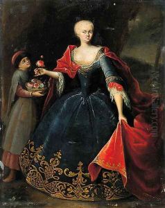 Portrait of a noblewoman by Georg Desmares