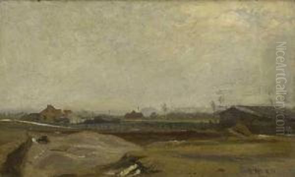 Dorflandschaft Im Spatwinter - view 1