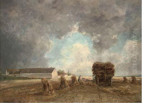 Gathering The Harvest Before The Storm Breaks - view 1