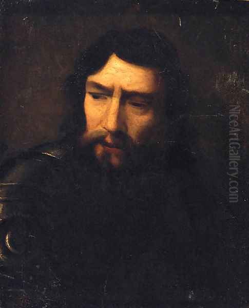 A man, bust-length, in armour - view 1