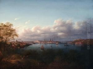 Vy Mot Stockholm by Carl Abraham Rothsten