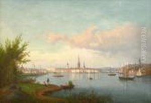 Riddarfjarden - Stockholm by Carl Abraham Rothsten