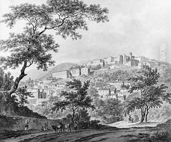 A View of Cori near Rome - view 1