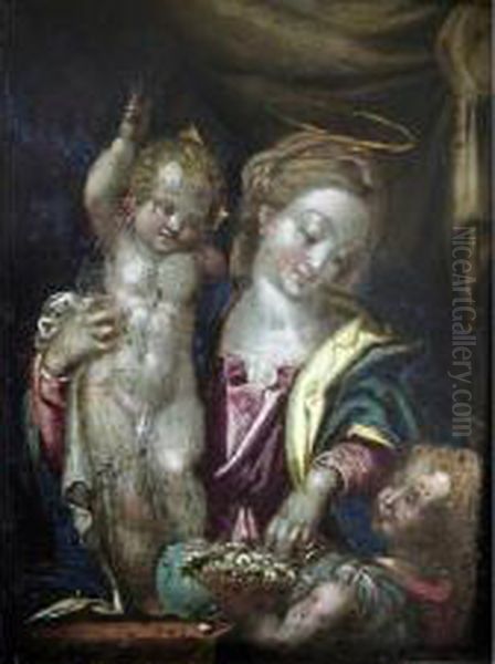 Virgin And Child With St. John - view 1
