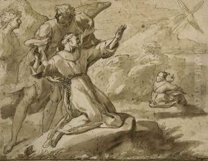 Die Stigmatisierung Des Franz Von Assisi.