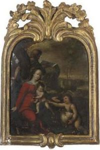 The Holy Family With The Infant Saint John The Baptist
