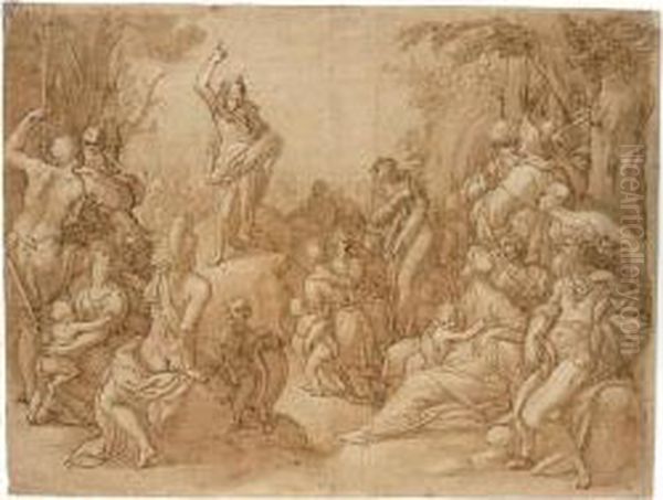 The Preaching Of St. John The Baptist - view 1