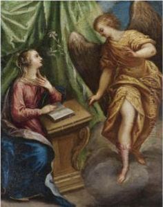 The Annunciation by Hans Rottenhammer