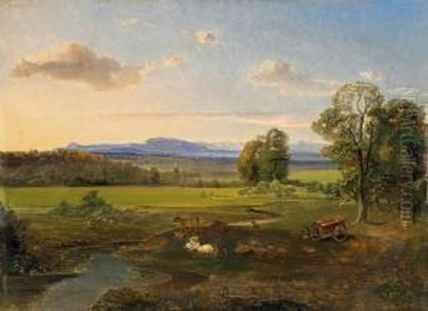 Bayerische Voralpenlandschaft - view 1