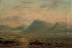 A Valley In Summer by Carl Rottmann
