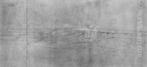 Campagnalandschaft. by Carl Rottmann