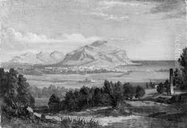 Sizilianische Landschaft Bei Palermo. - view 1