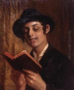Yeshiva Student In A Prayer by Mozart Rottmann