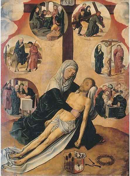 The Lamentation, with medallions depicting The Circumcision - view 1