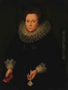Portrait of a lady by Jacob Willemsz. Delff
