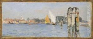 Vue De Venise by Gaston-Marie-Anatole Roullet