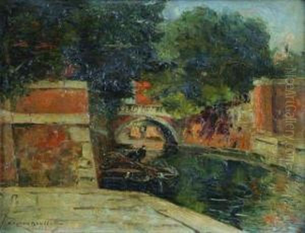Un Pont Pres Du Jardin Public, Venise - view 1