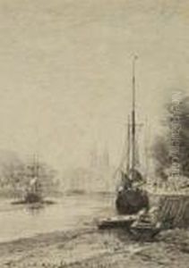 Bateaux Sur L'odet A Quimper