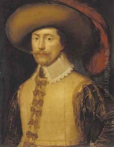 Portrait of a gentleman by Willem Jacobsz Delff