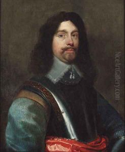 Portrait of a gentleman, half-length, in a cuirass, and grey jerkin