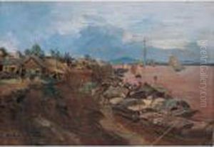 Landscape Of Hanoi by Gaston-Marie-Anatole Roullet