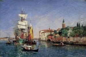 Vue De Venise by Gaston-Marie-Anatole Roullet