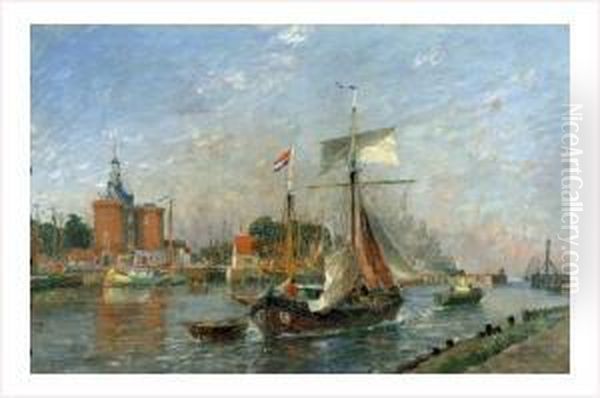 Le Port De Enkhvizen (hollande) - view 1