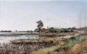 Homestead In Tonkin by Gaston-Marie-Anatole Roullet