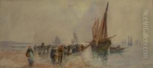 Unloading The Catch by Frank Rousse
