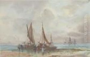 Unloading The Day's Catch (one Illustrated) by Frank Rousse