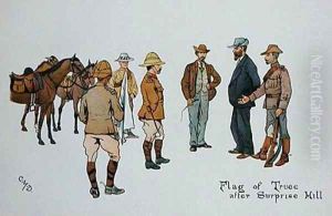 Flag of Truce after Surprise Hill by Captain Clive Dixon