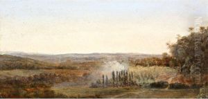 Vue Sur La Vallee by E. Rousseau