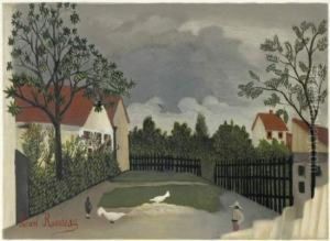 La Rue by Henri Julien Rousseau