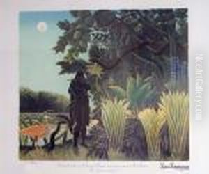La Charmeuse De Serpents by Henri Julien Rousseau