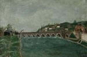 Vue De Pont De Sevres Et De Saint-cloud