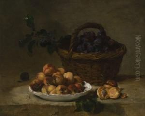 Fruchtestillleben by Philippe Rousseau
