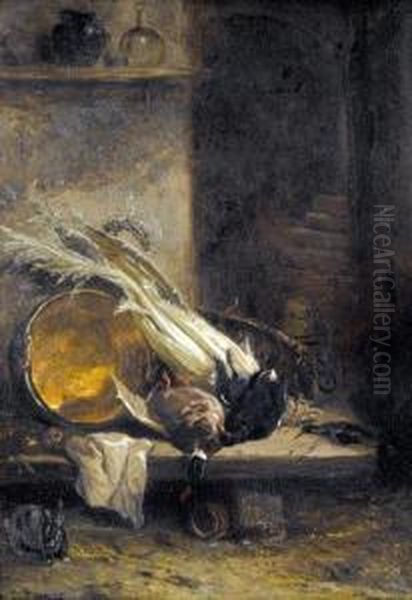 Jagdstillleben In Interieur. - view 1
